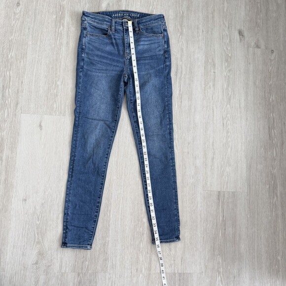 American Eagle Jeans Skinny Next Level Stretch Blue Women's Size 2 EUC - Picture 9 of 13
